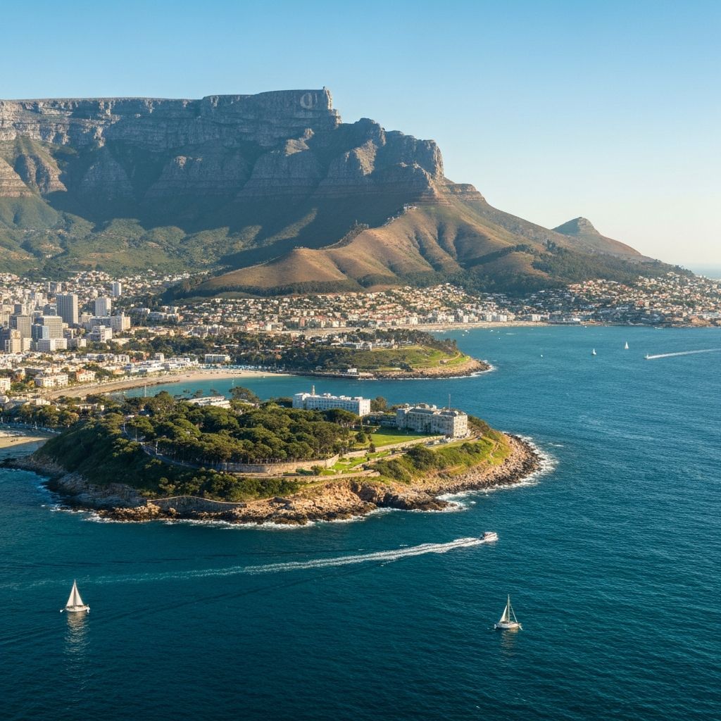 Cape Town Robben Island Table Mountain Scenic